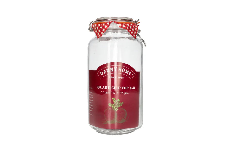 دانى هوم برطمان زجاج دائرى 2 لتر 26*9 سم 1966/35