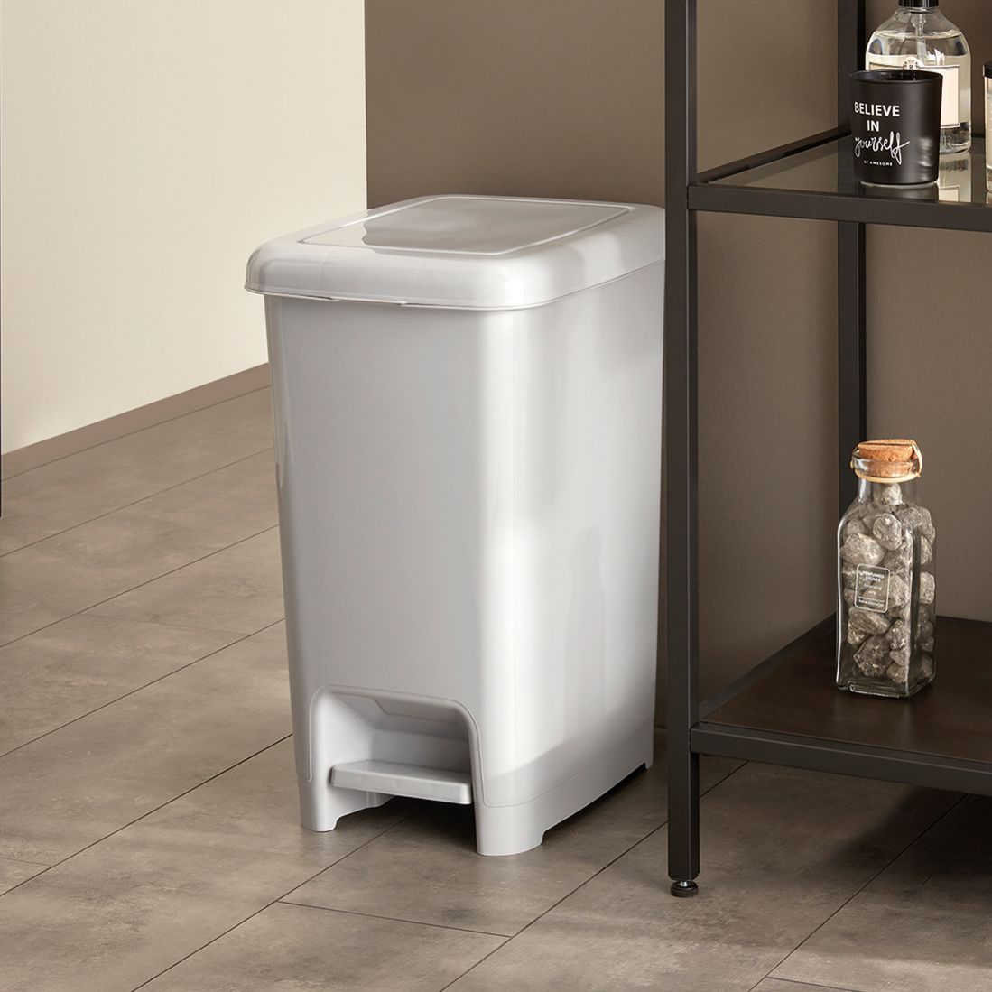 Dunia Basket Slim 15 Liter Pedal Trash Can Model 01042