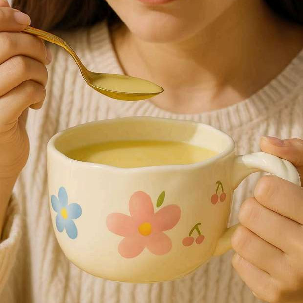 مج شوربة بورسيلين شى ان يد حلزونى