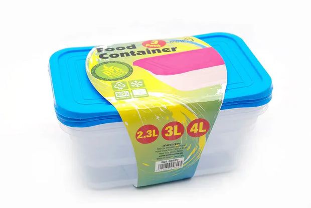 مينترا حافظة طعام مستطيلة 3ق موديل 04629