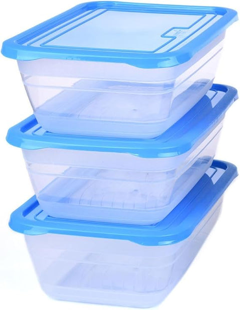 Mintra Rectangular Food Container Set 3 Pieces - 05506