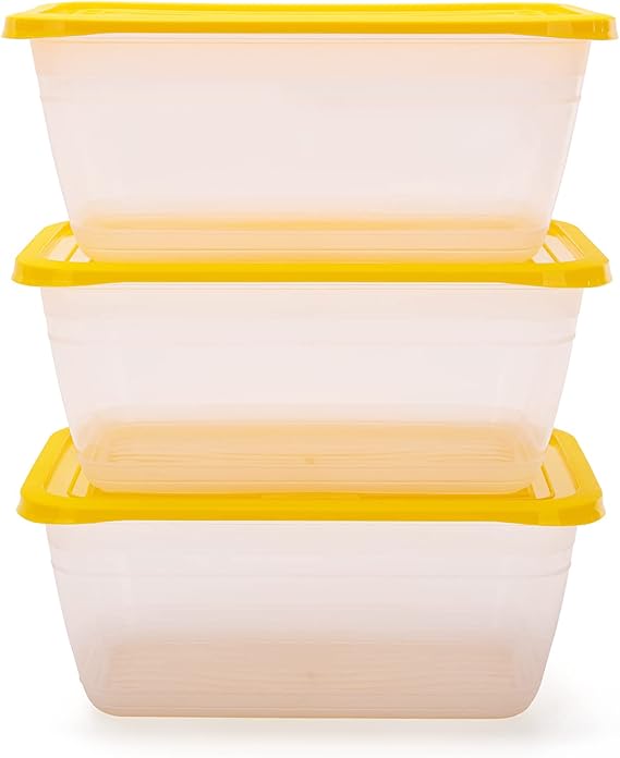 Mintra Rectangular Food Container Set 3 Pieces - 05508