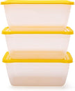 Mintra Rectangular Food Container Set 3 Pieces - 05508