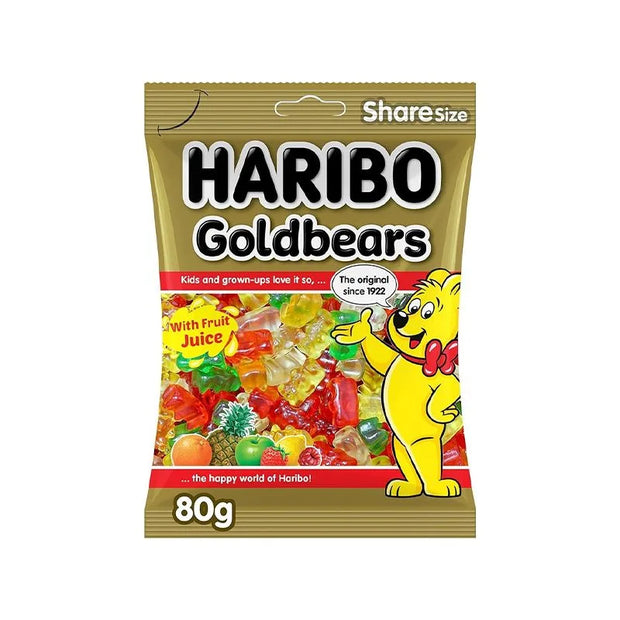 هاريبو جولد بيرز 80 جرام - Haribo Goldbears 80g
