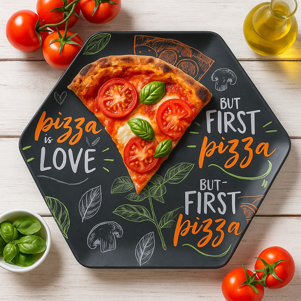 طقم بيتزا شكل سداسى Pizza Design Olive
