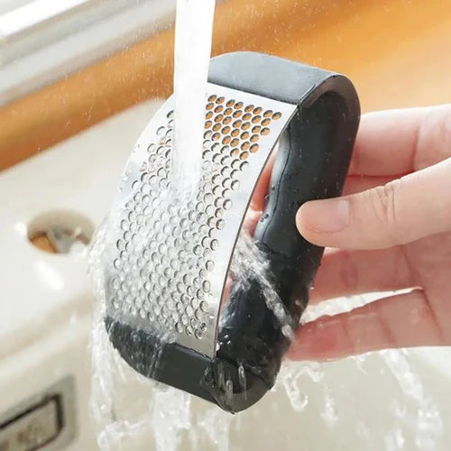 هراسة ثوم ستانلس مقبض بلاستيك