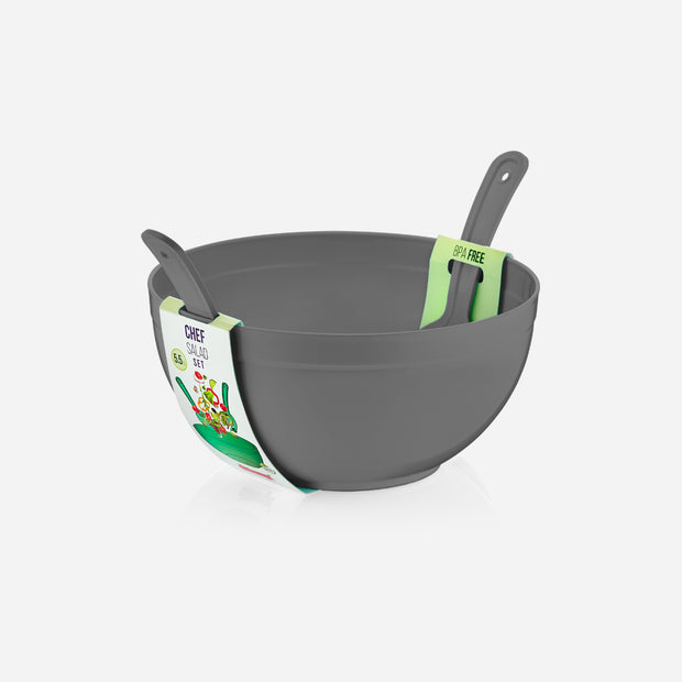 دنيا طقم طبق شيف سلاطة 5500 مل موديل 10707