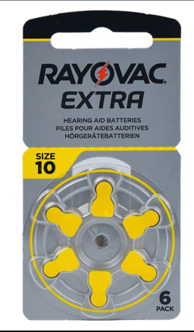 10-RAYOVAC EXTRA Earphone Battery 