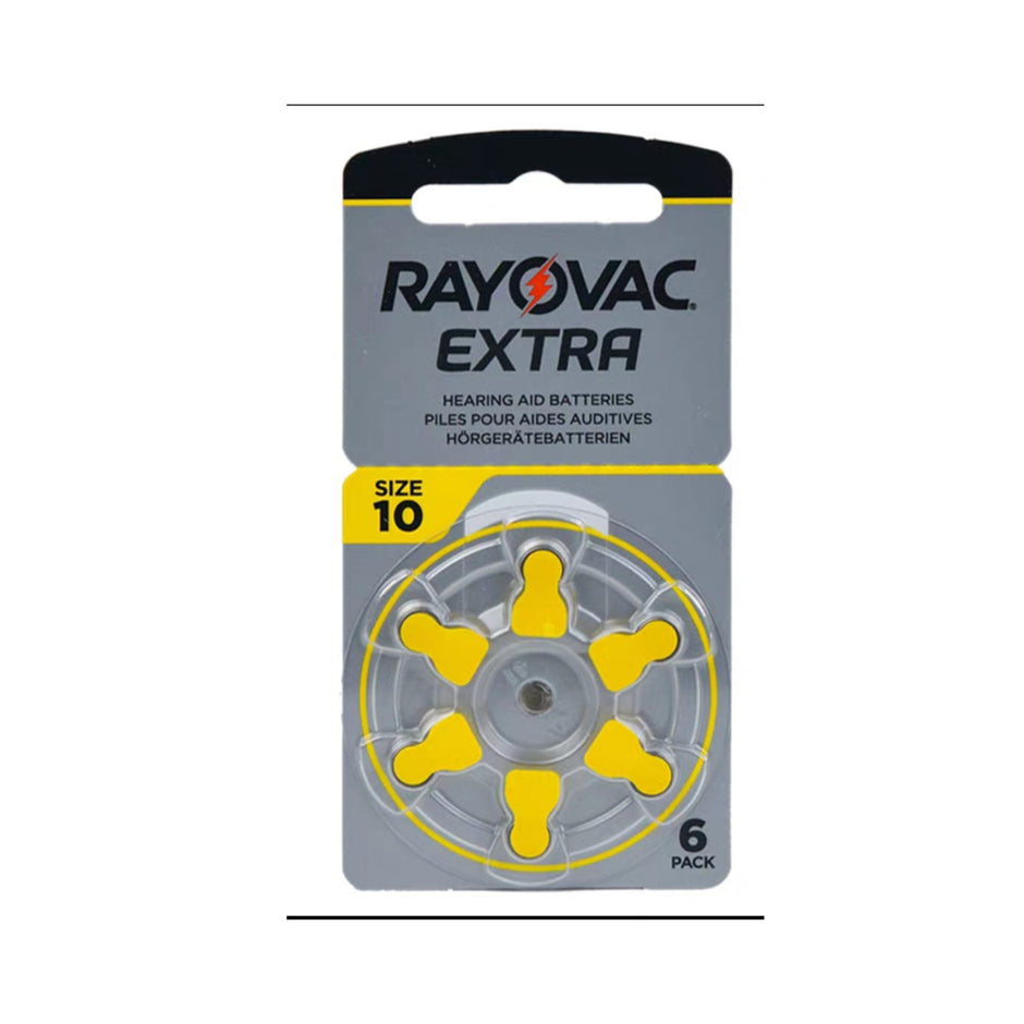 10-RAYOVAC EXTRA Earphone Battery 