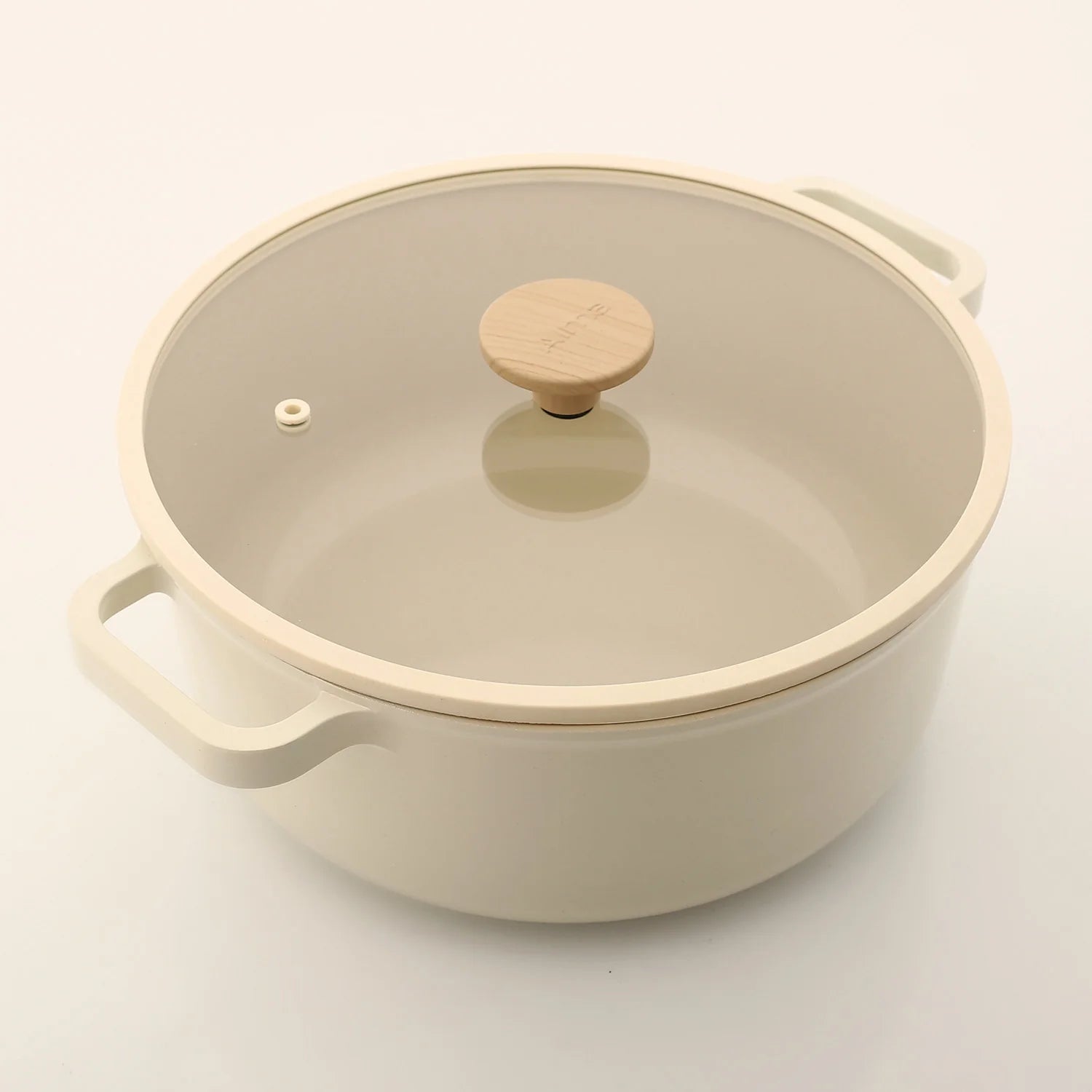 Al Maha ceramic pan, beige, 20-28 cm
