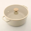 Al Maha ceramic pan, beige, 20-28 cm