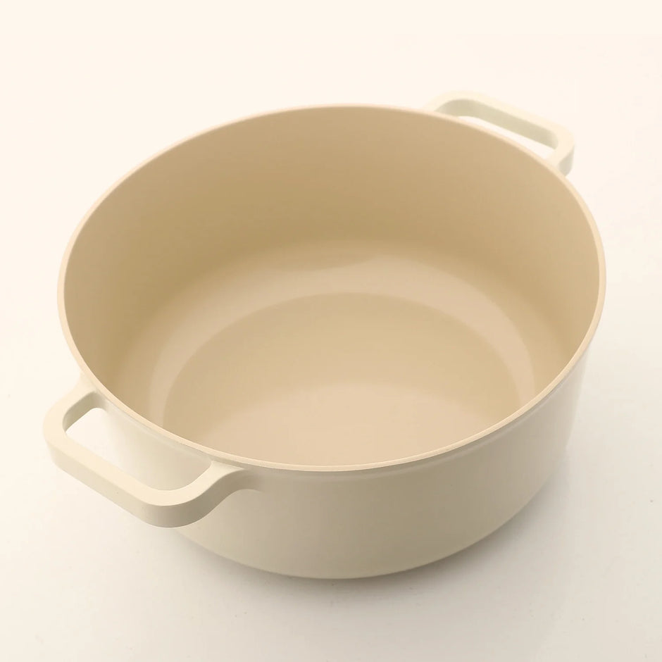 Al Maha ceramic pan, beige, 20-28 cm