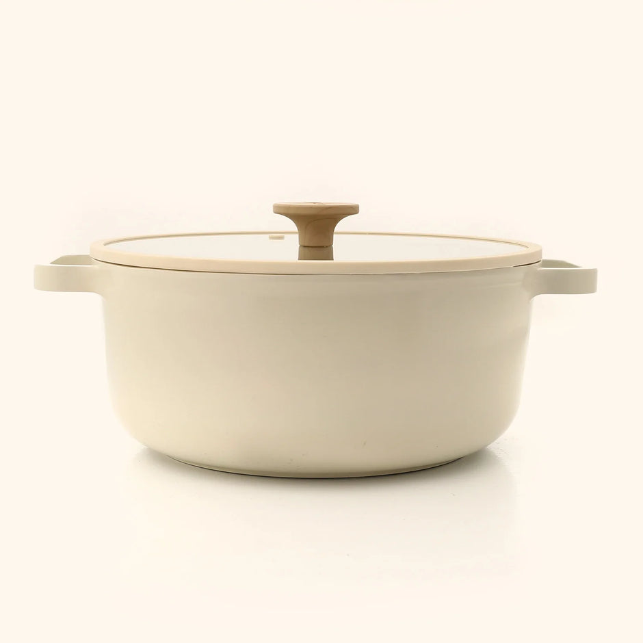 Al Maha ceramic pan, beige, 20-28 cm