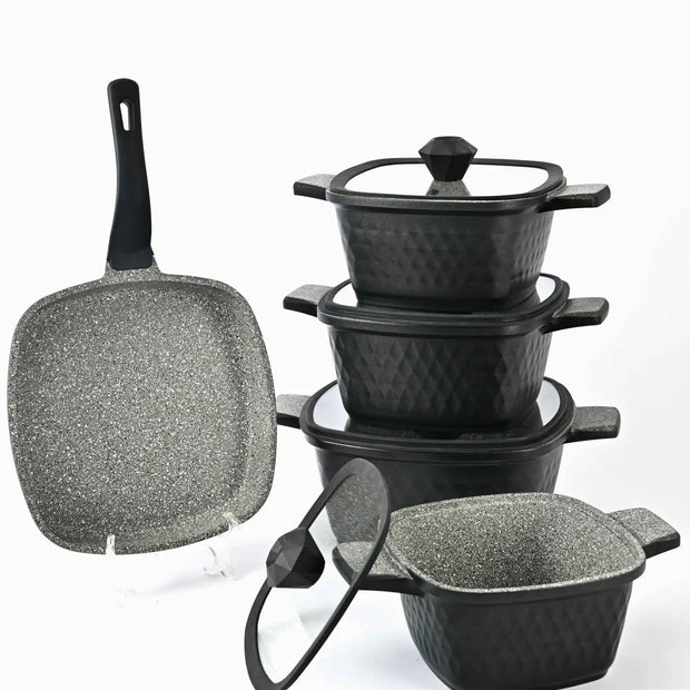 كوكن طقم دياموند مربع اسود 11 قطعة