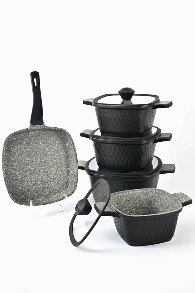 Koken Black Square Diamond 11-Piece Set