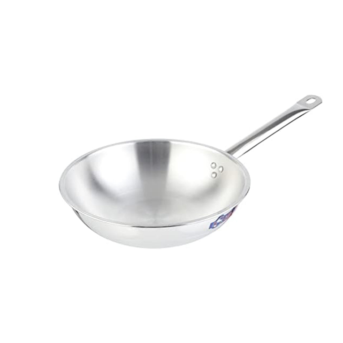 Aluminum Frying Pan with Stainless Steel Handle, 22-28 cm