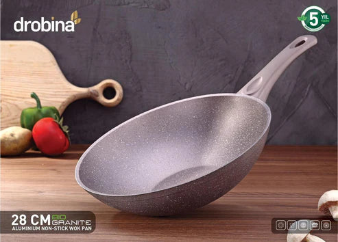 Doropina Granite Wok Frying Pan, 28 cm