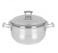 Aboud Stainless Steel Pot with Lid - Sizes from 16 to 30 cm 