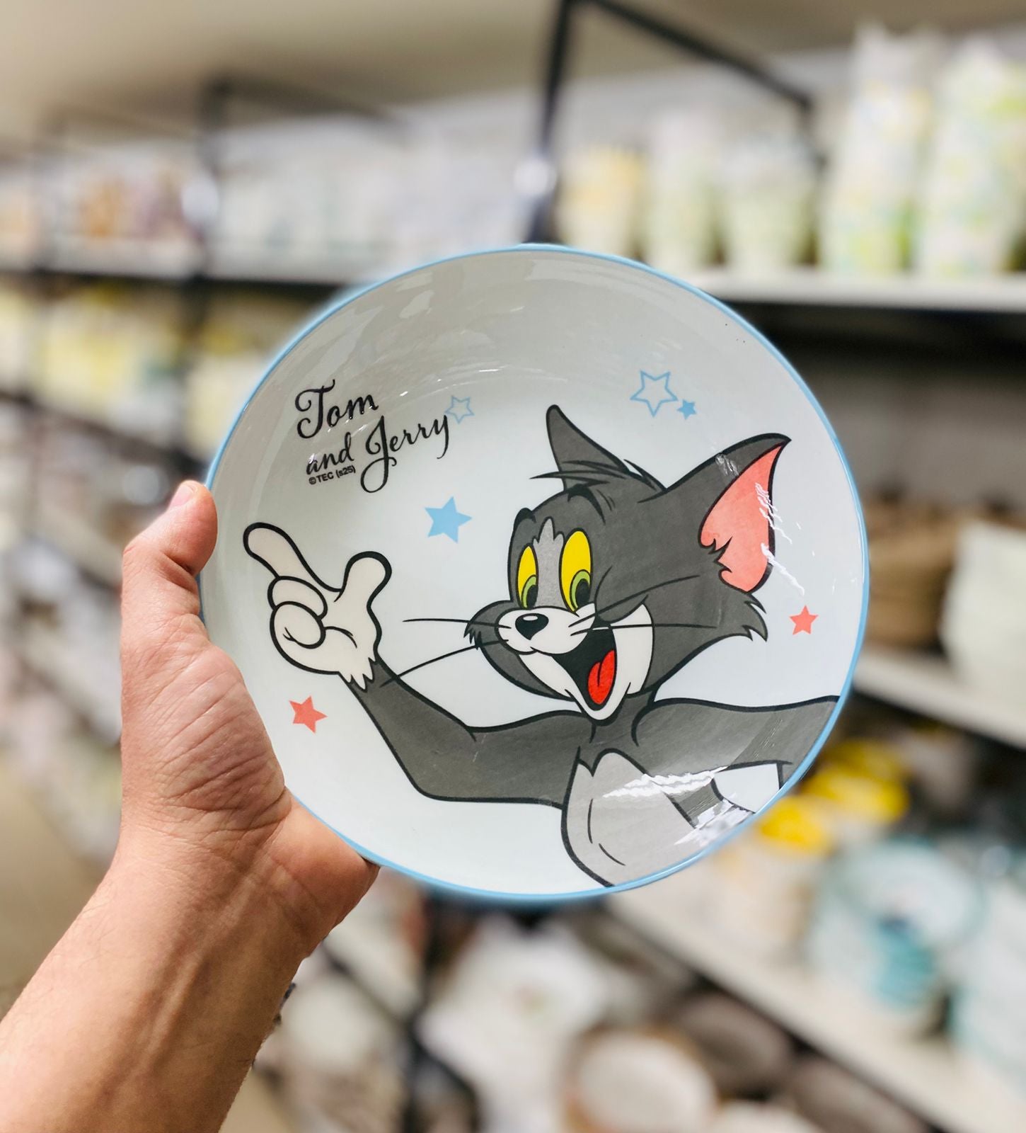 طبق بورسيلين توم 21سم موديل 12447