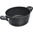 Saflon Granite Pot, Black, Sizes (18-30 cm)