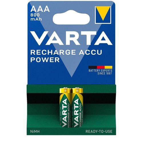 VARTA بطارية فارتا القابلة لإعادة الشحن 800 مللي أمبير AAA