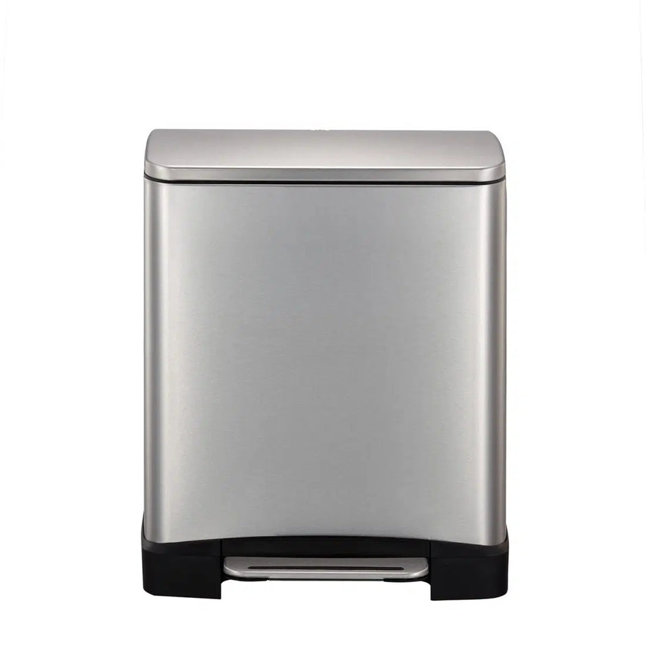 إيكو سلة مهملات سعة 20 لتر بدال - فضي