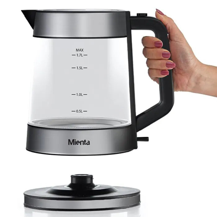 Mienta 1.7L Glass Kettle Model EK201837A