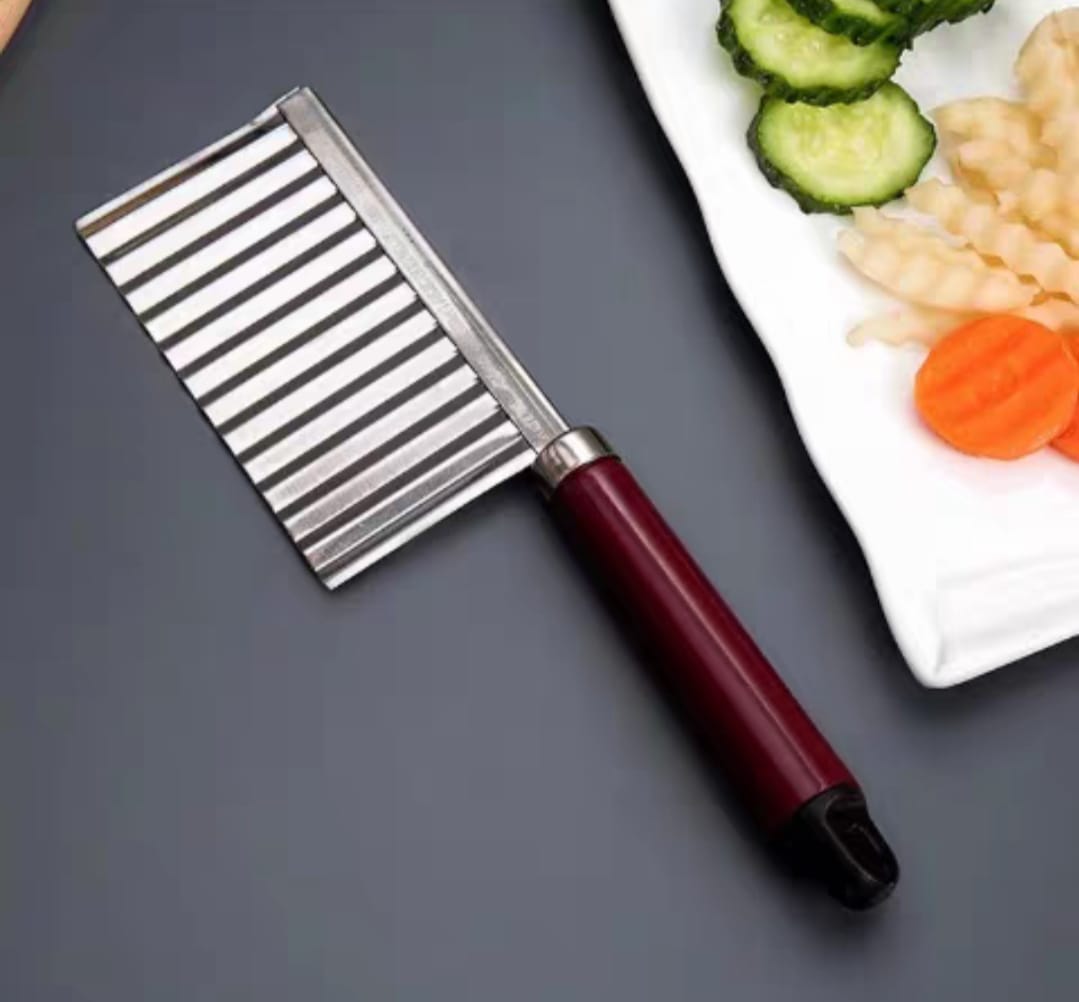 قطاعة خضروات مموجة