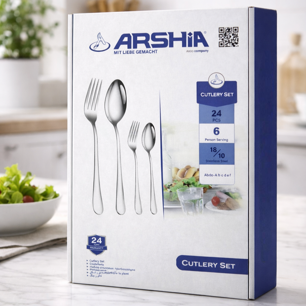 Arsha 24-piece cutlery set