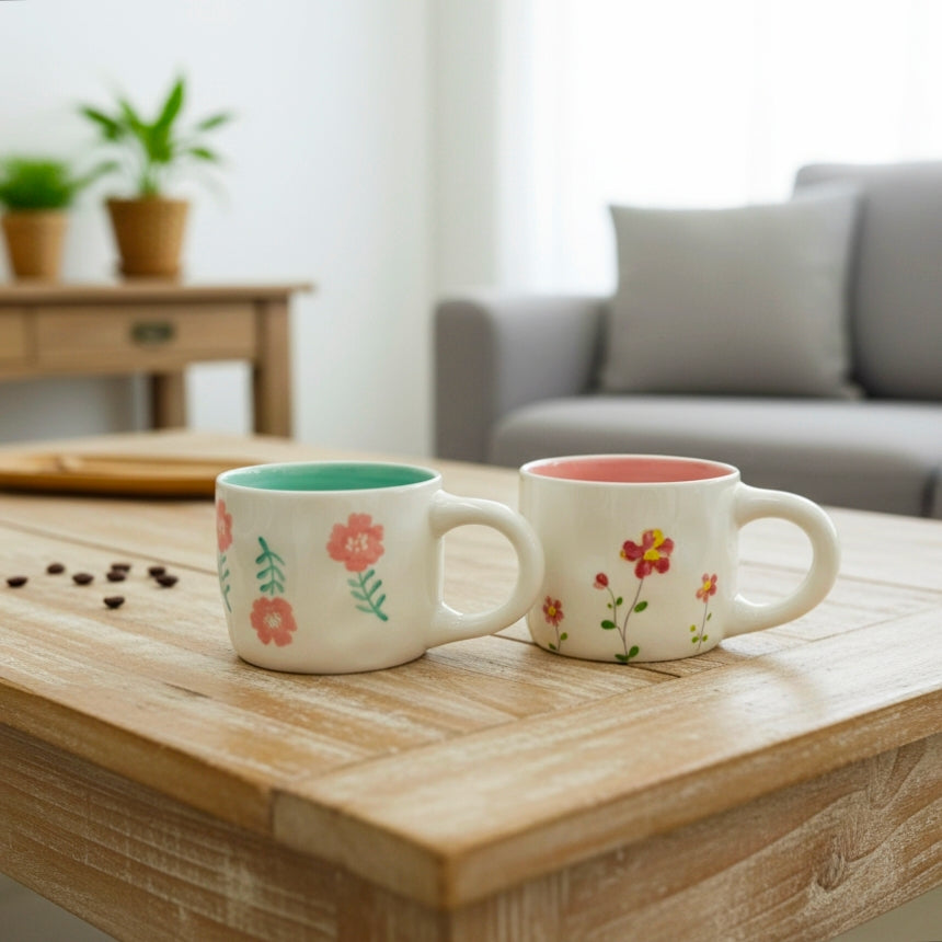 مج بورسيلين شى ان فلورى قلب موديل F/1