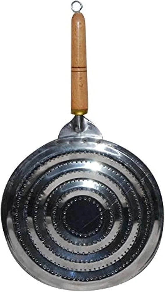 ساس شياطة ستانلس بيد خشب 2 طبقة