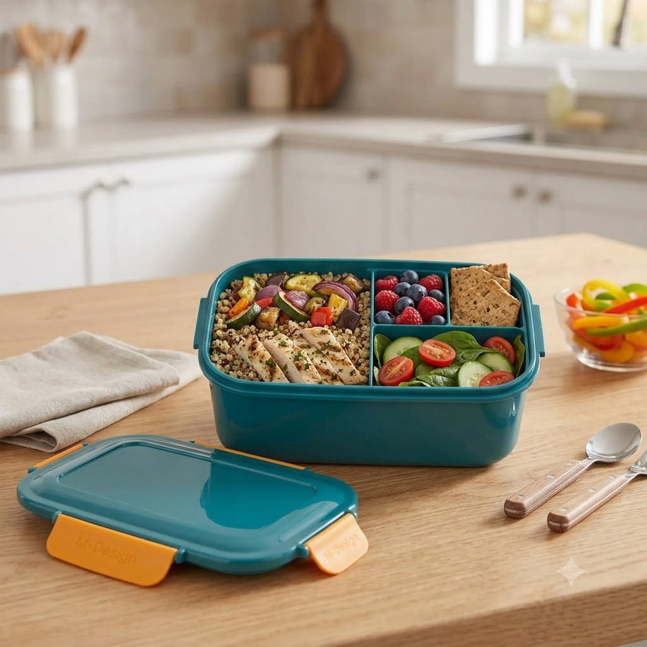 ام ديزاين لانش بوكس فريسكو 1.6 لتر - M Design Fresco™ Lunch Box + Free Cutlery