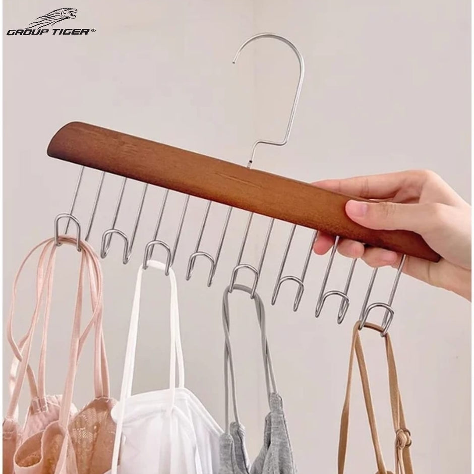 شماعة ملابس خشب 8 هوك