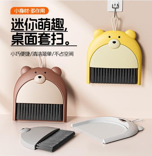 طقم فرشاة بالجاروف مينى شكل دبدوب SH-13