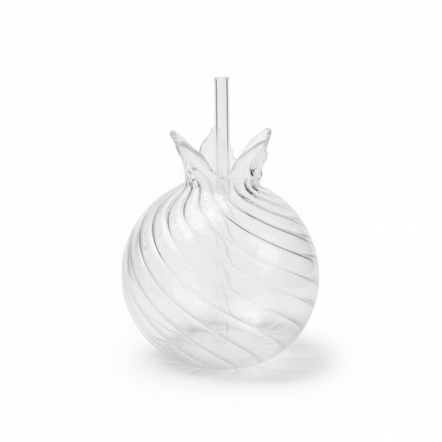 كوب رمانة مضلع بشاليموة - شفاف