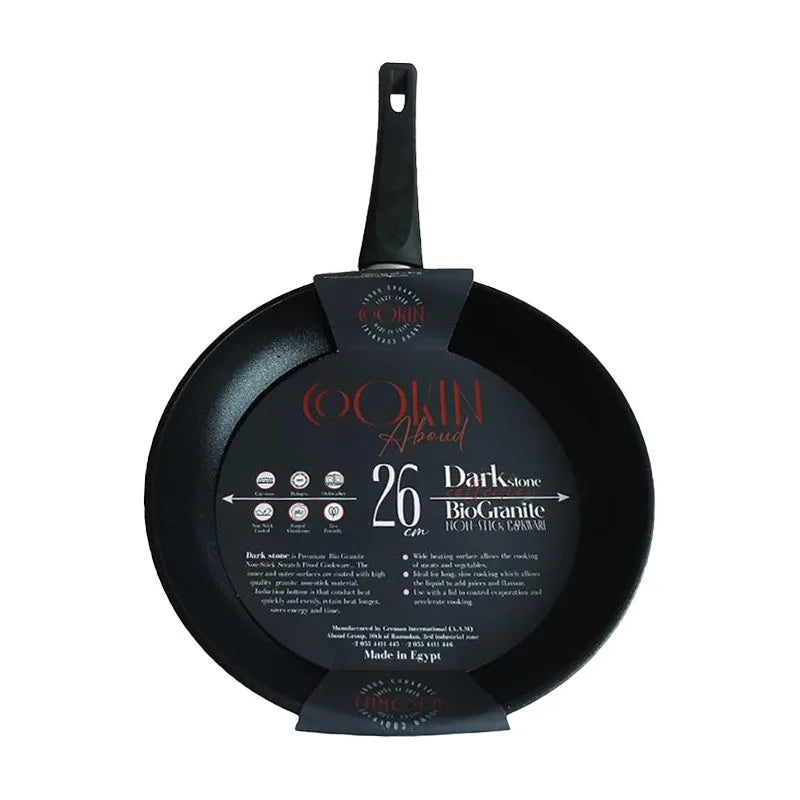 Cookon Bio Granite Frying Pan 26 cm Black