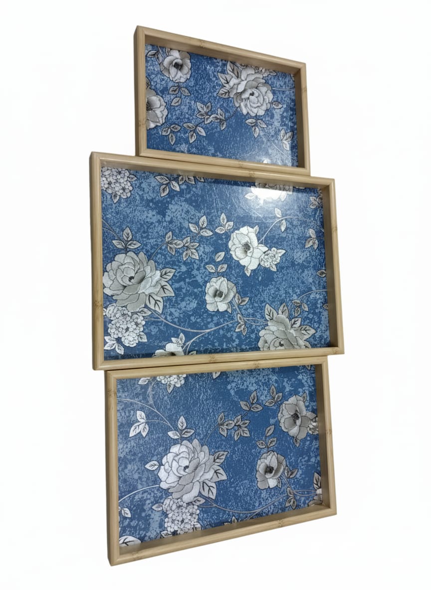 طقم صنية خشب موديل 193 3ق