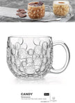 City Glass Candy Mug Set 3 Pieces 310ml