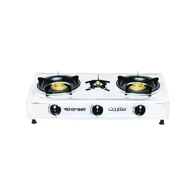 ستار جيت مسطح غاز 2شعله ستانلس ST 3000