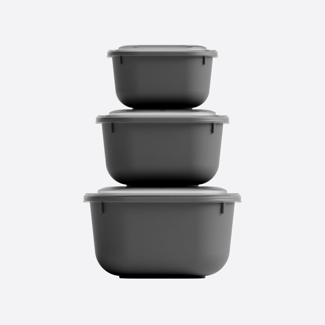 Dunia 3-piece refrigerator set with LED snap
