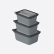 Dunia Rectangular Polygonal Refrigerator Container Set Model 30946