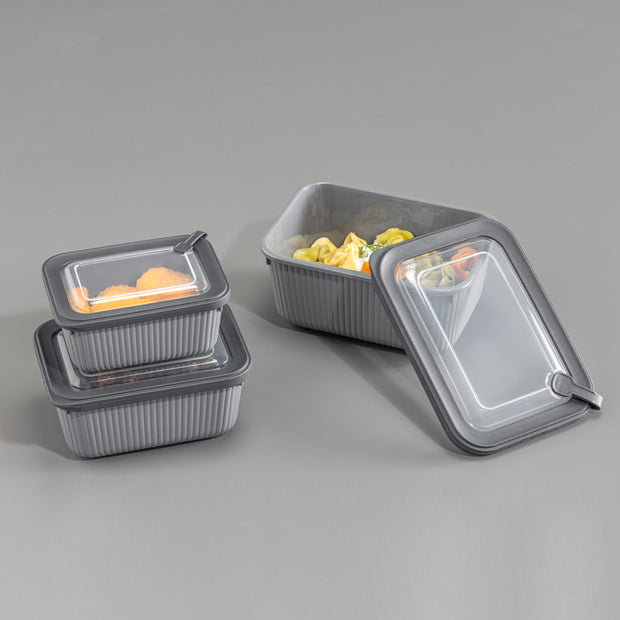 Dunia Rectangular Polygonal Refrigerator Container Set Model 30946