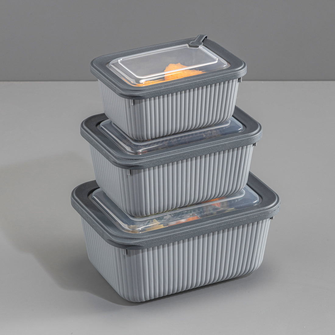 Dunia Rectangular Polygonal Refrigerator Container Set Model 30946