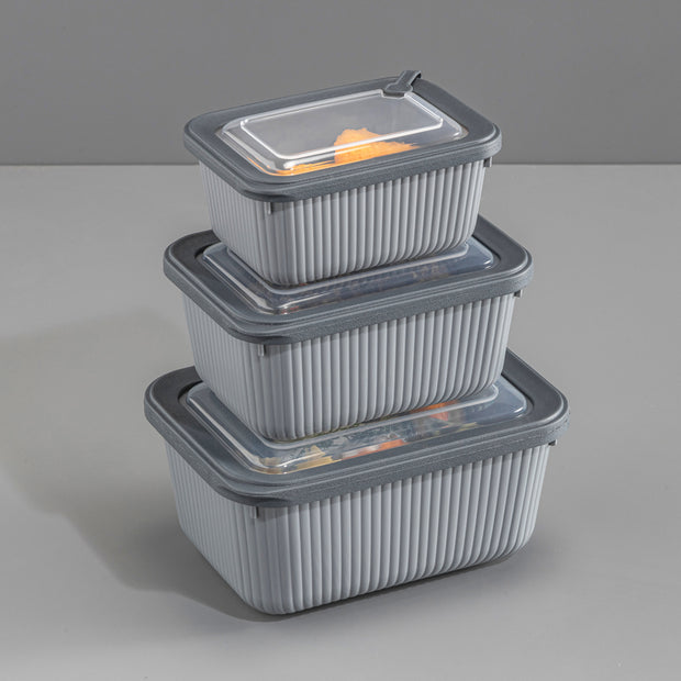 Dunia Rectangular Polygonal Refrigerator Container Set Model 30946