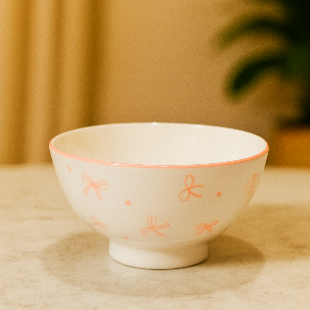 بولة بورسلين فيونكه بينك 12 سم