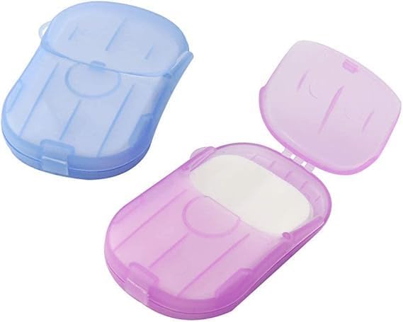 ورق صابون محمول للاستخدام مرة واحدة لغسل اليدين والاستحمام أثناء السفر