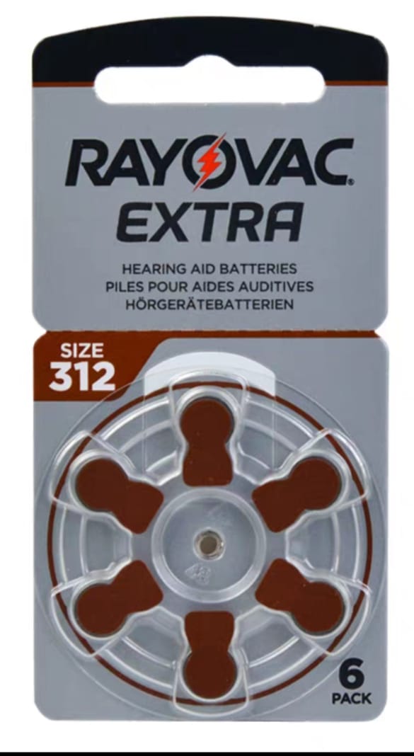 312-RAYOVAC EXTRA Earphone Battery 