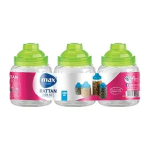 Max Rattan Jar 3 Pieces 360ml