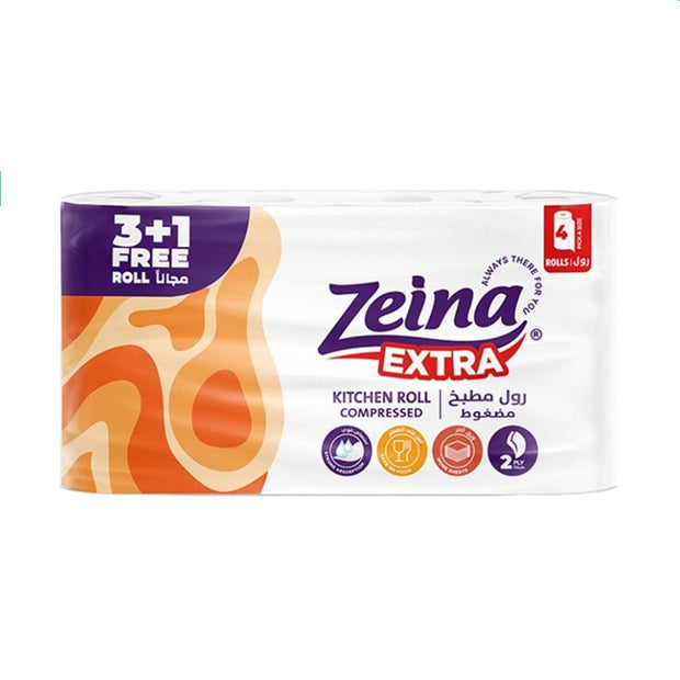 Zina Bakr Extra Kitchen Towels 3+1 Roll