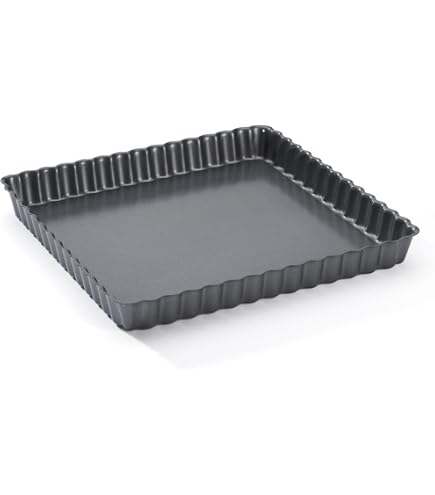 Non-Stick Square Cake/Quiche Pan 23×23×2.5